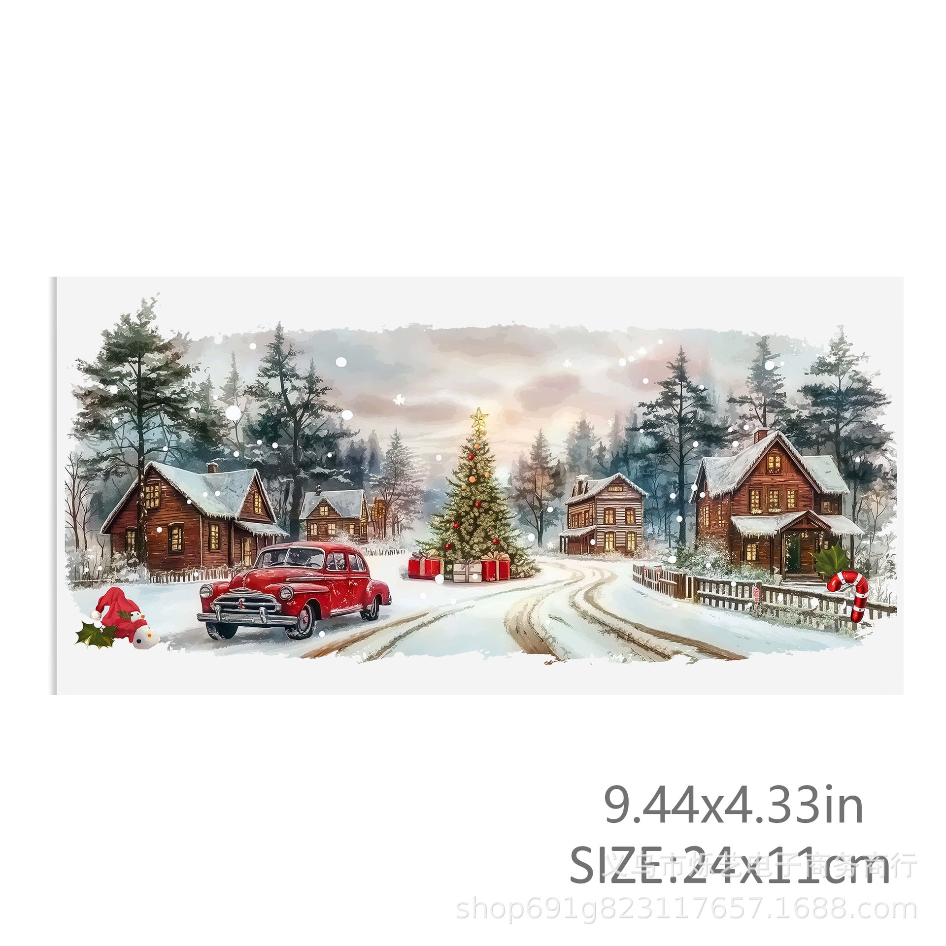 Wholesale 2pcs Christmas Collection 16oz Cup UV DTF Wraps