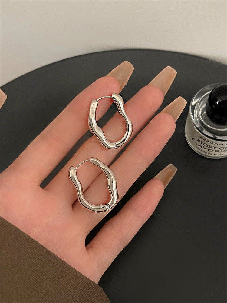 Wholesale Irregular Geometric Fashionable Personalized  Simple ins Style Earrings