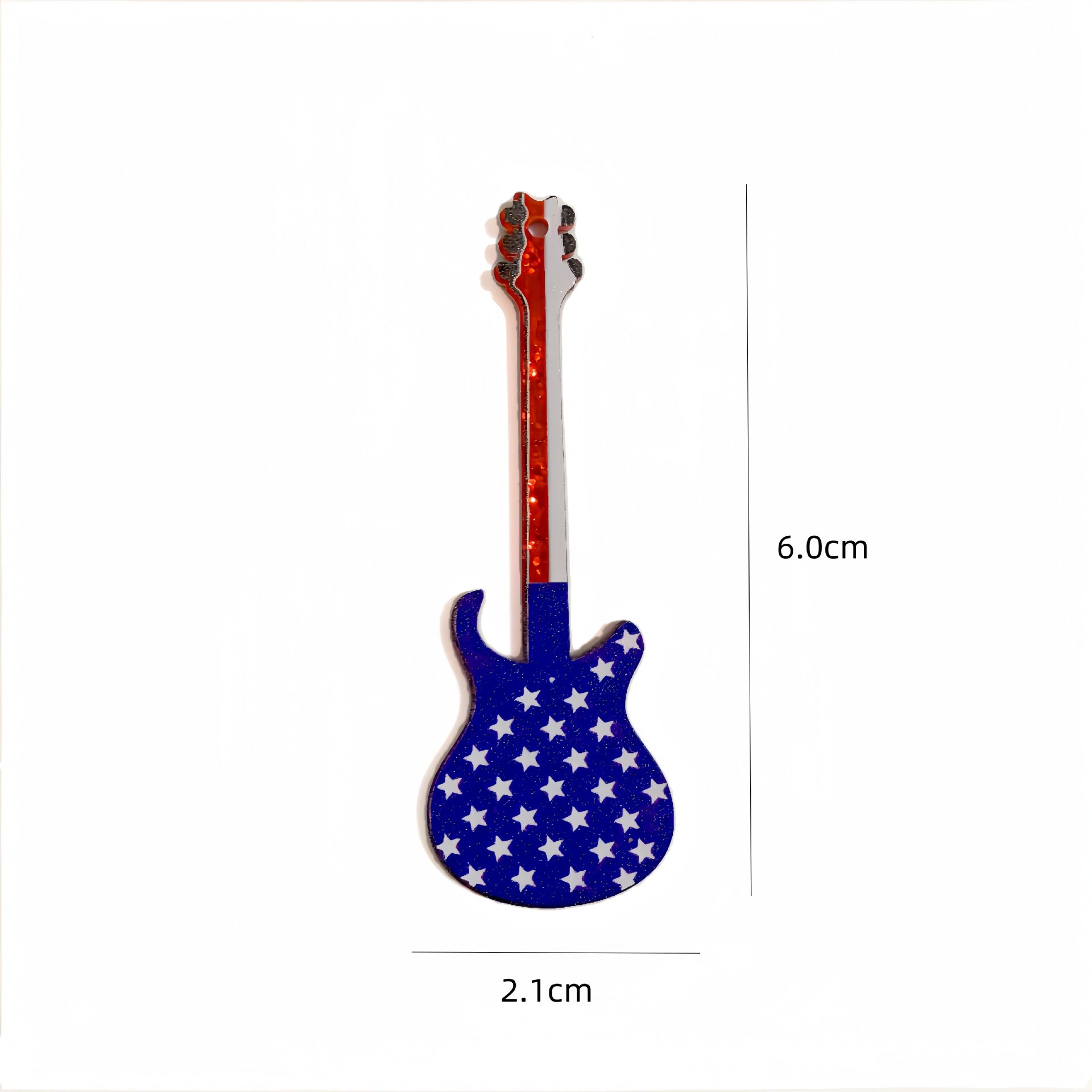 Wholesale 10pcs Independence Day Acrylic Earrings DIY Earring Accessories