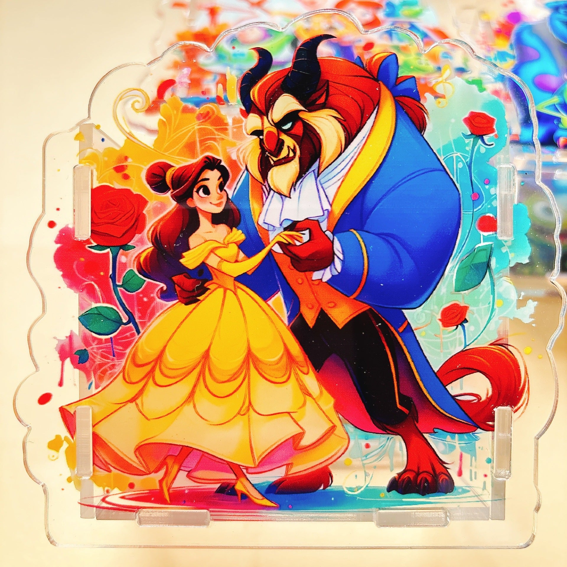 Wholesale  Acrylic Pen Holder Popular Pen Box Creative Gift Stationery Student 10cm