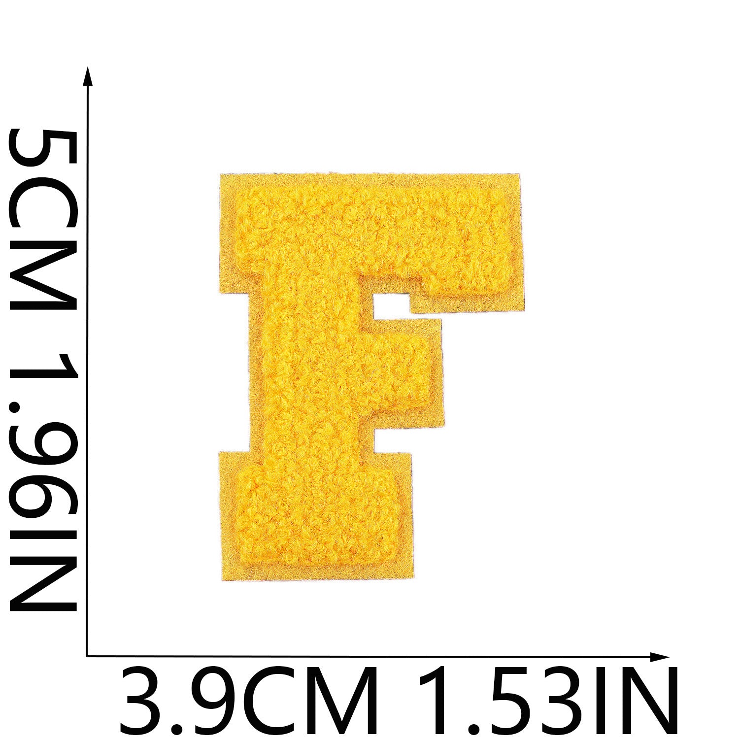 Wholesale Embroidered fabric patch hat and bag decoration A-Z English letter  DIY Patches