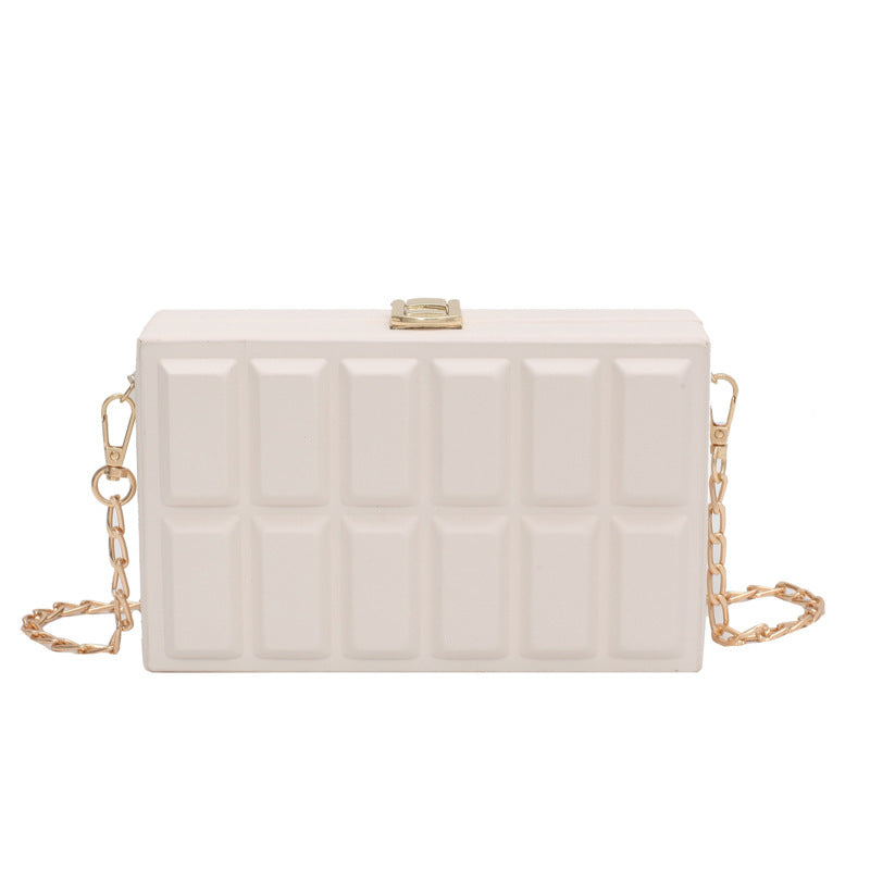 Wholesale PU Chocolate Box Shoulder Crossbody Bag