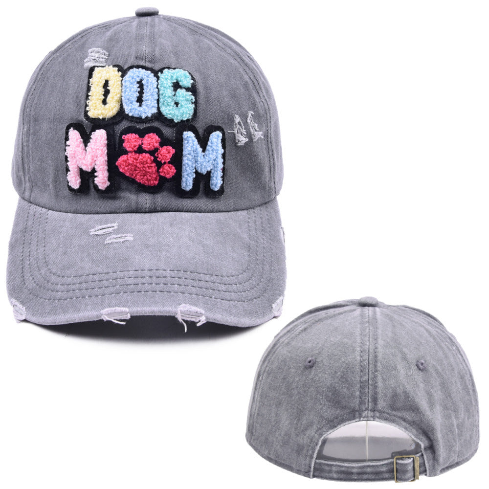 Wholesale Cotton Embroidered Letters DOG MAMA Baseball Cap
