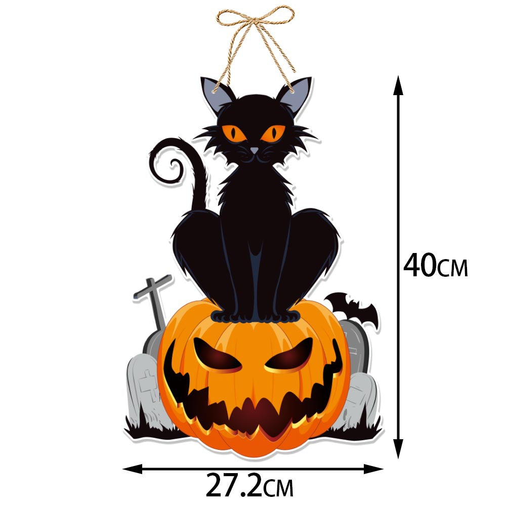 Wholesale 5pcs/pack door decoration pumpkin bat hanging ornaments
