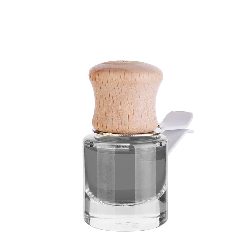 Wholesale Car Air Outlet Aromatherapy Glass Round Perfume Empty Bottle
