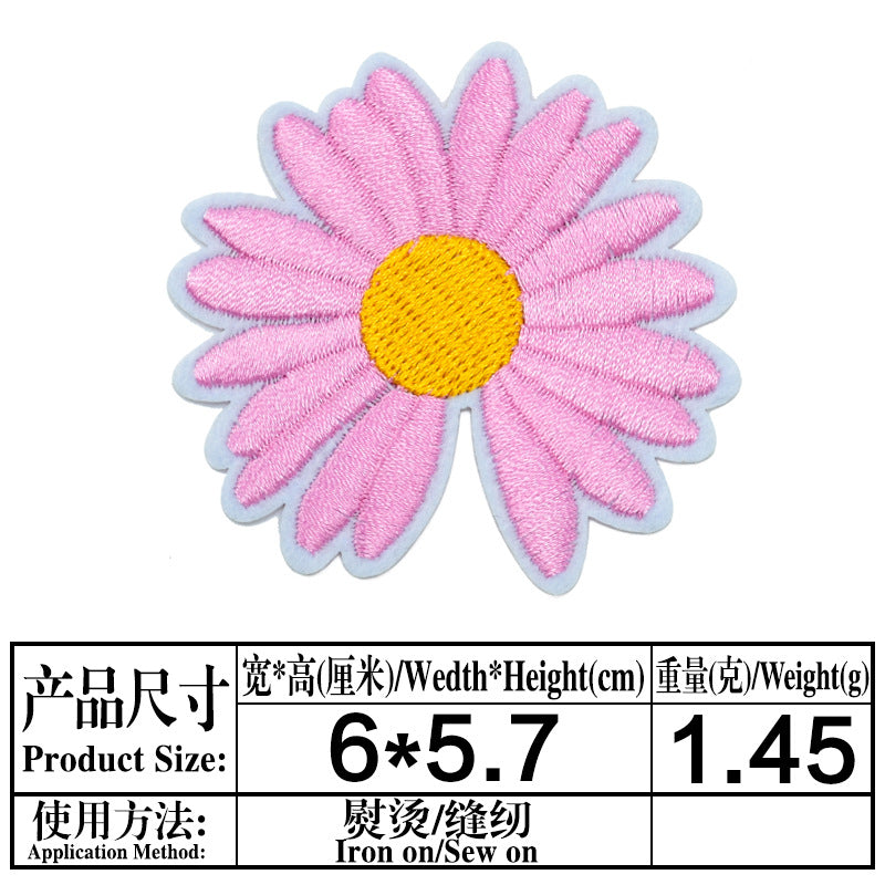Wholesale Trendy Embroidery Patches Cloth Applique For Clothing Shoes Bags DIY Decorative Accent