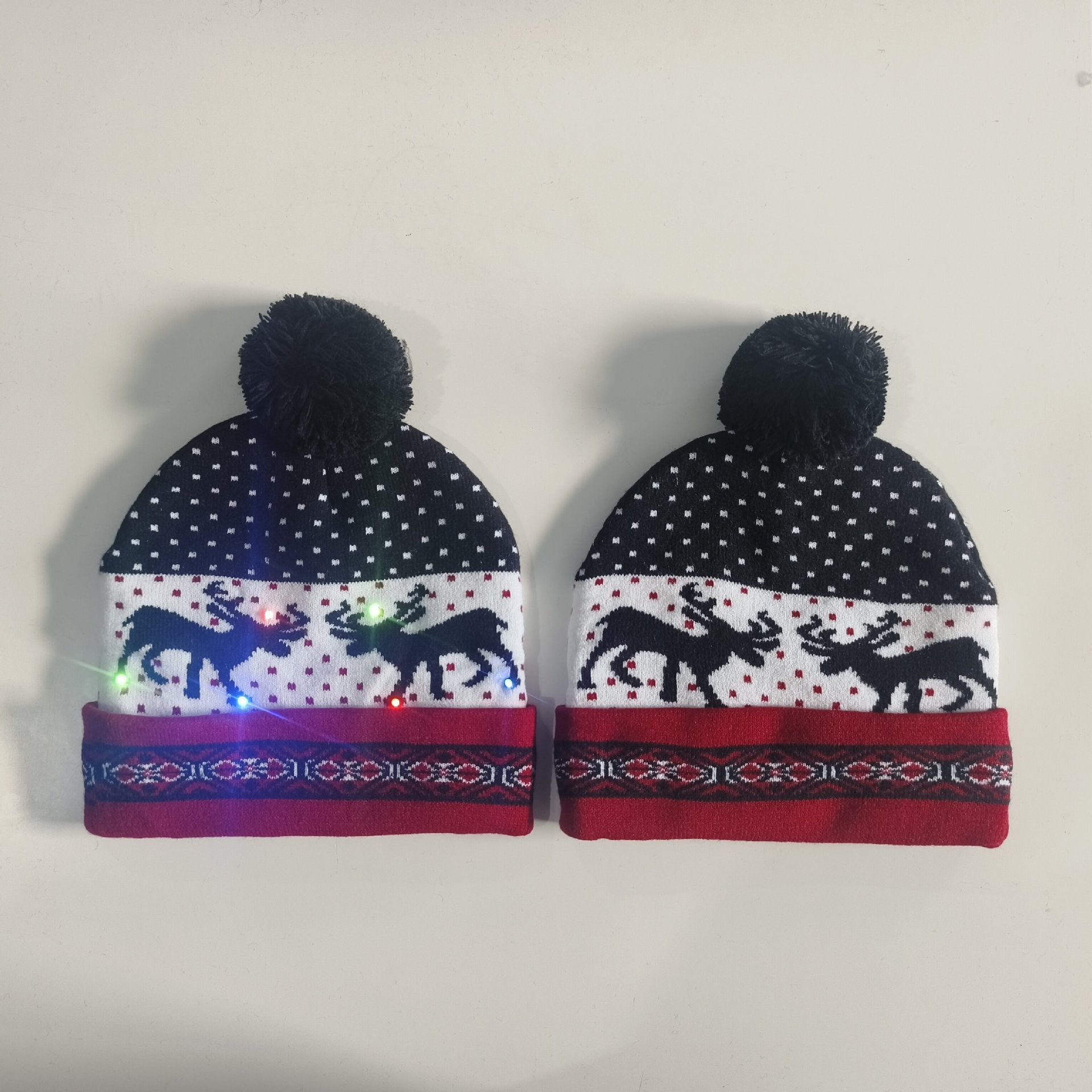 Wholesale Christmas hat  colorful woolen hat