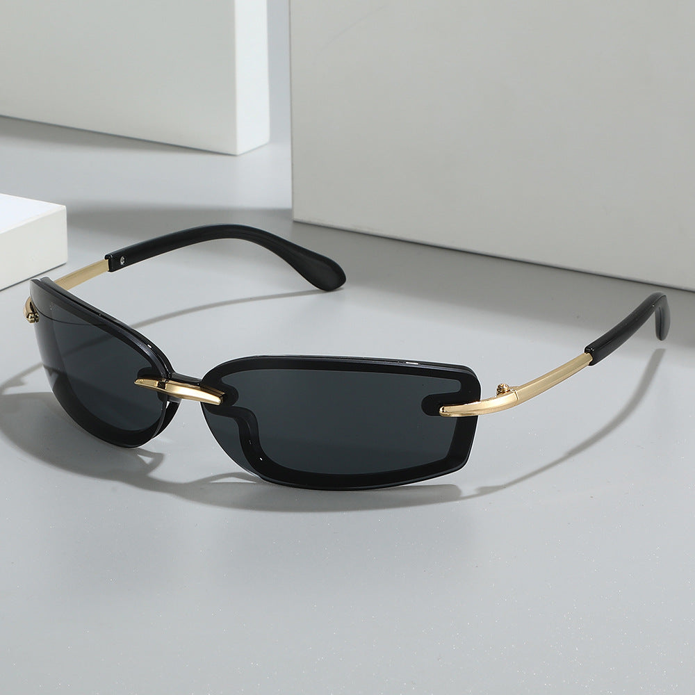 Wholesale Square Candy Color Y2K Future Style Sunglasses