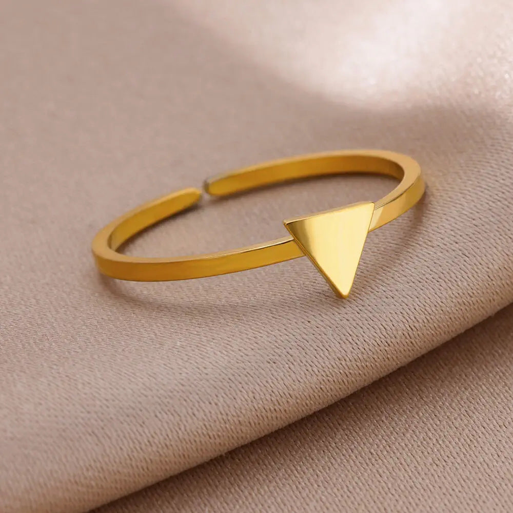 Wholesale Stainless Steel Ring Cross Couple Ring Heart-Shaped