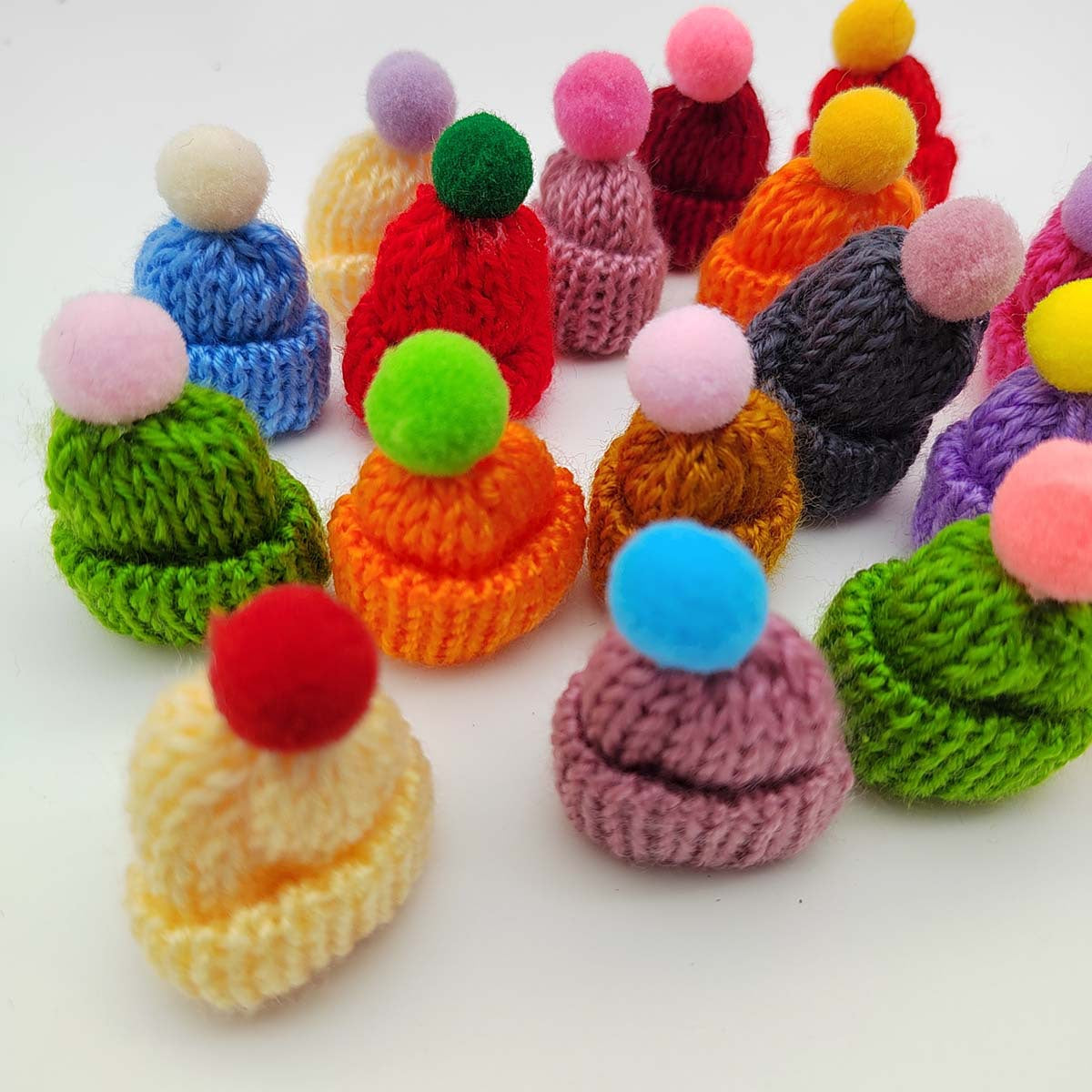 Wholesale Wool Knitted Small Hat Clothing Accessories Decorative DIY Accessories Korean Mini Jewelry Toy Decorative Finger Cap