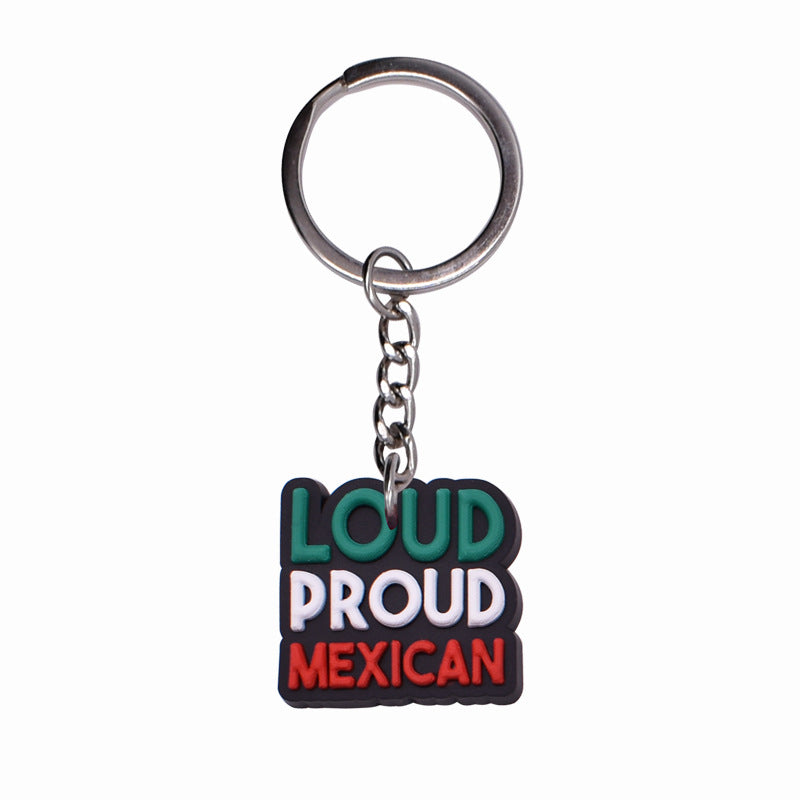 Wholesale 20pcs/pack Mexico Mariachia PVC Keychain