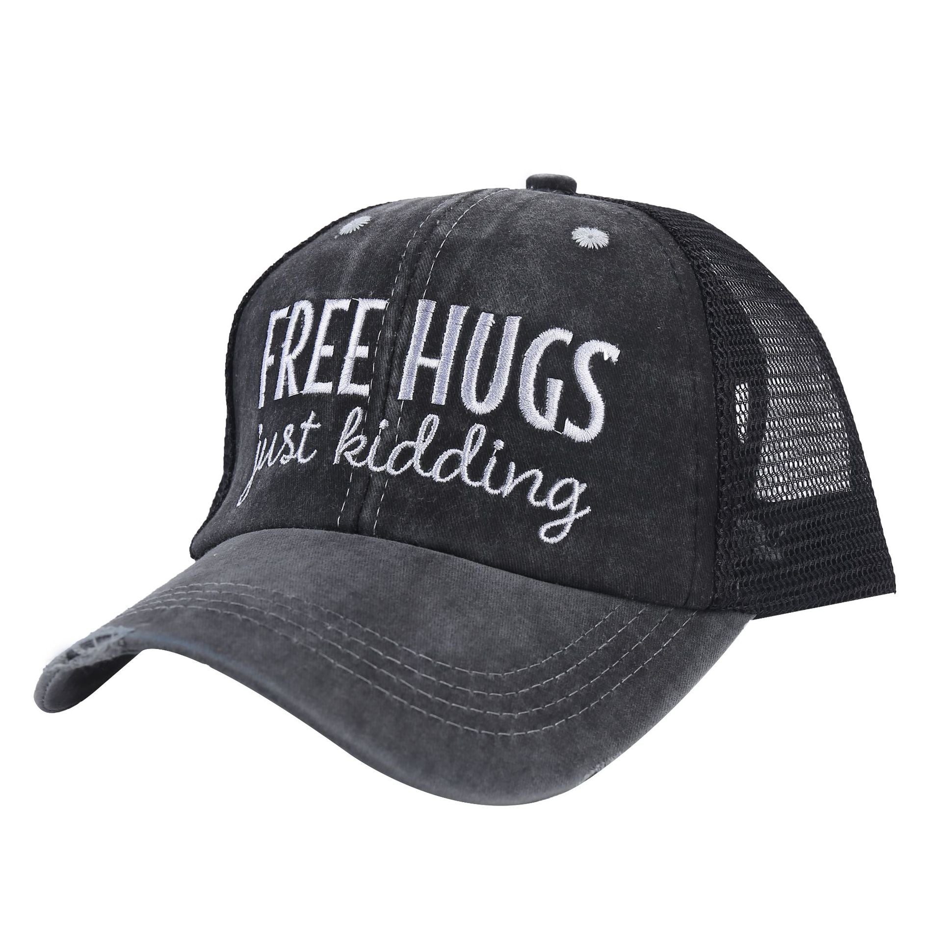 Wholesale Ponytail Embroidered Cotton Baseball Caps