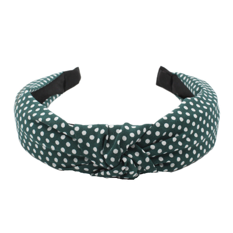 Wholesale Fabric Simple Wide Edge Hair Hoops