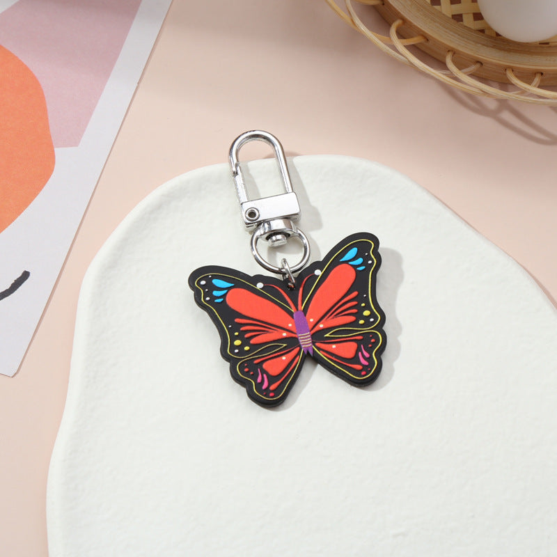 Wholesale Colorful Butterfly Rainbow Keychain