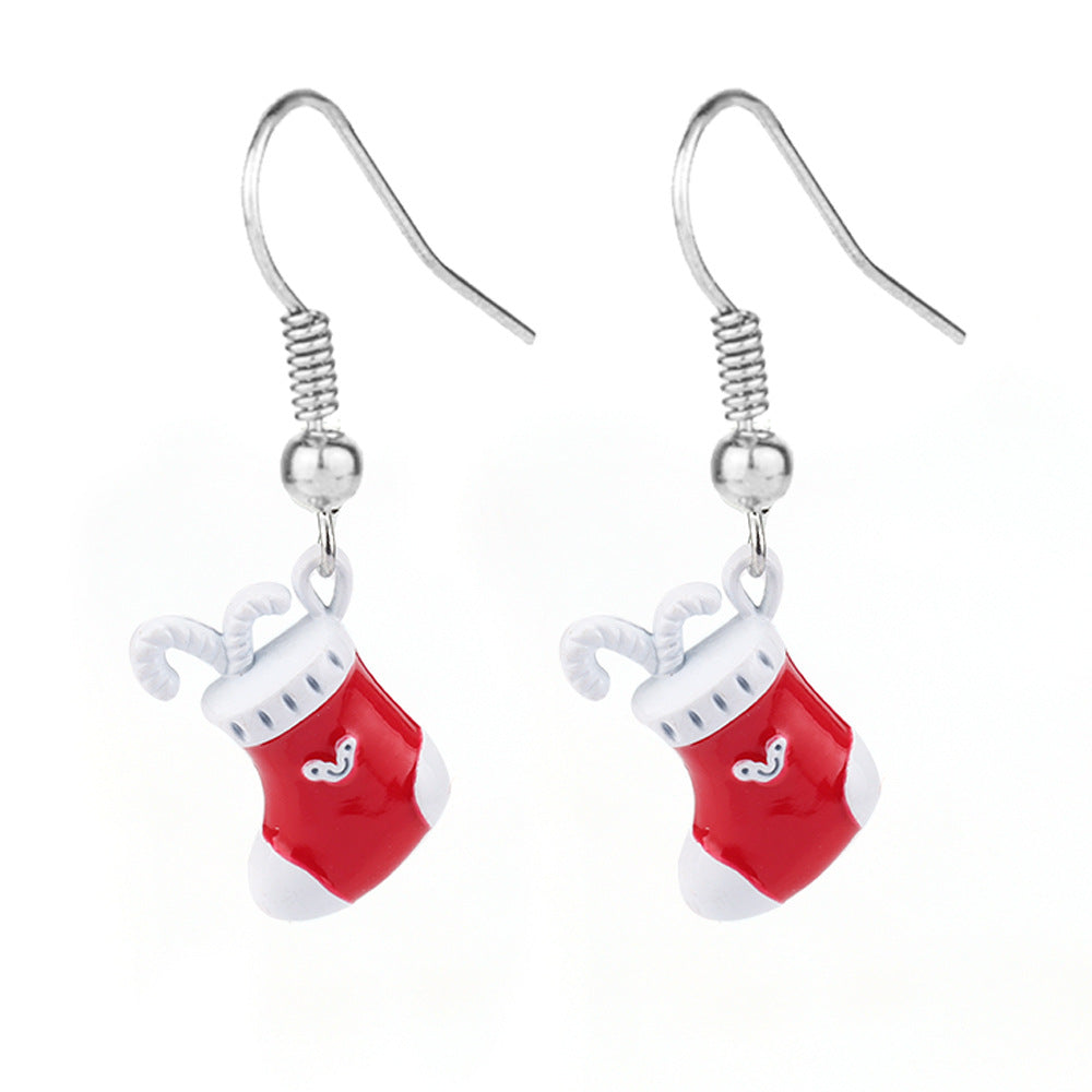 Wholesale Christmas Tree  Snowman Earrings