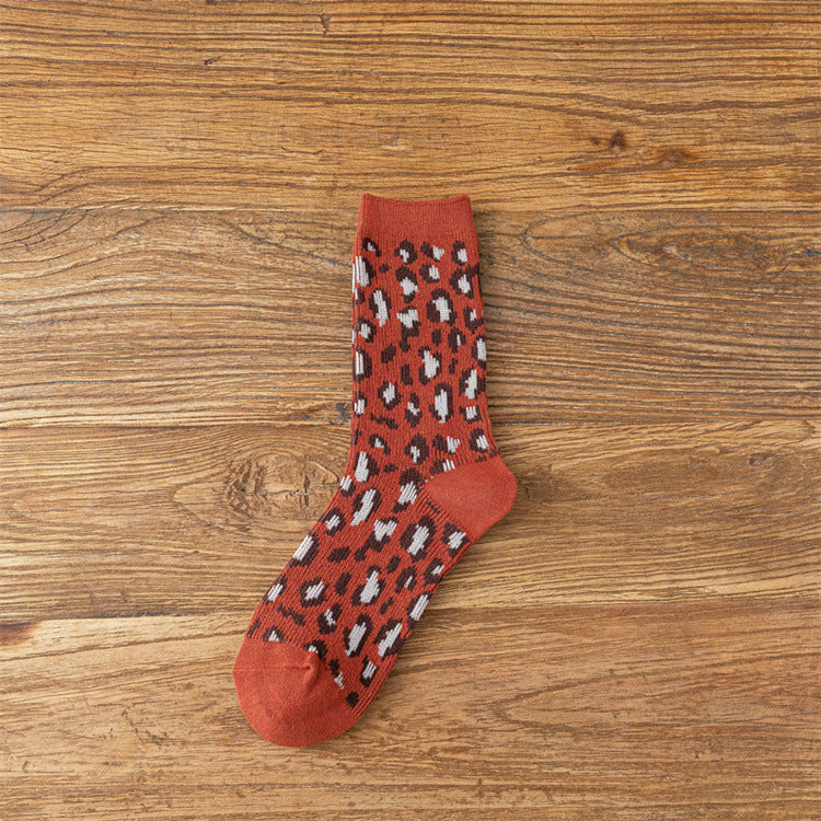 Wholesale Cotton Leopard Print Stockings