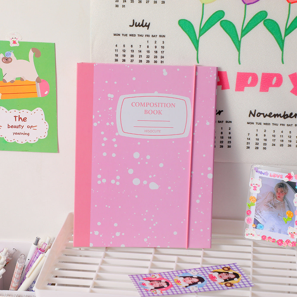 Wholesale A5 Ink Drop Pattern Binding Hard Faced Six Hole Binder Album