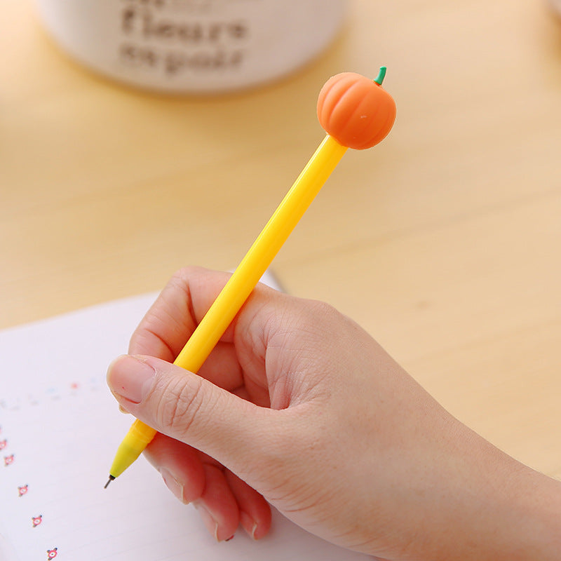 Wholesale Plastic Halloween Pumpkin Rollerball Pen