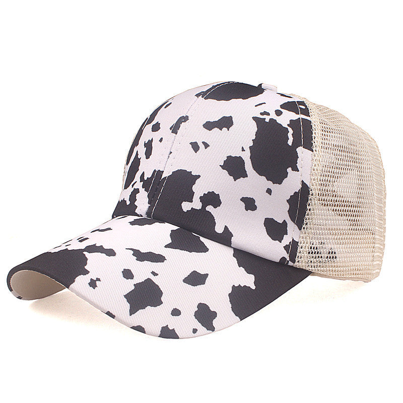 Wholesale Cotton Cross Horsetail Embroidery Patch Baseball Cap