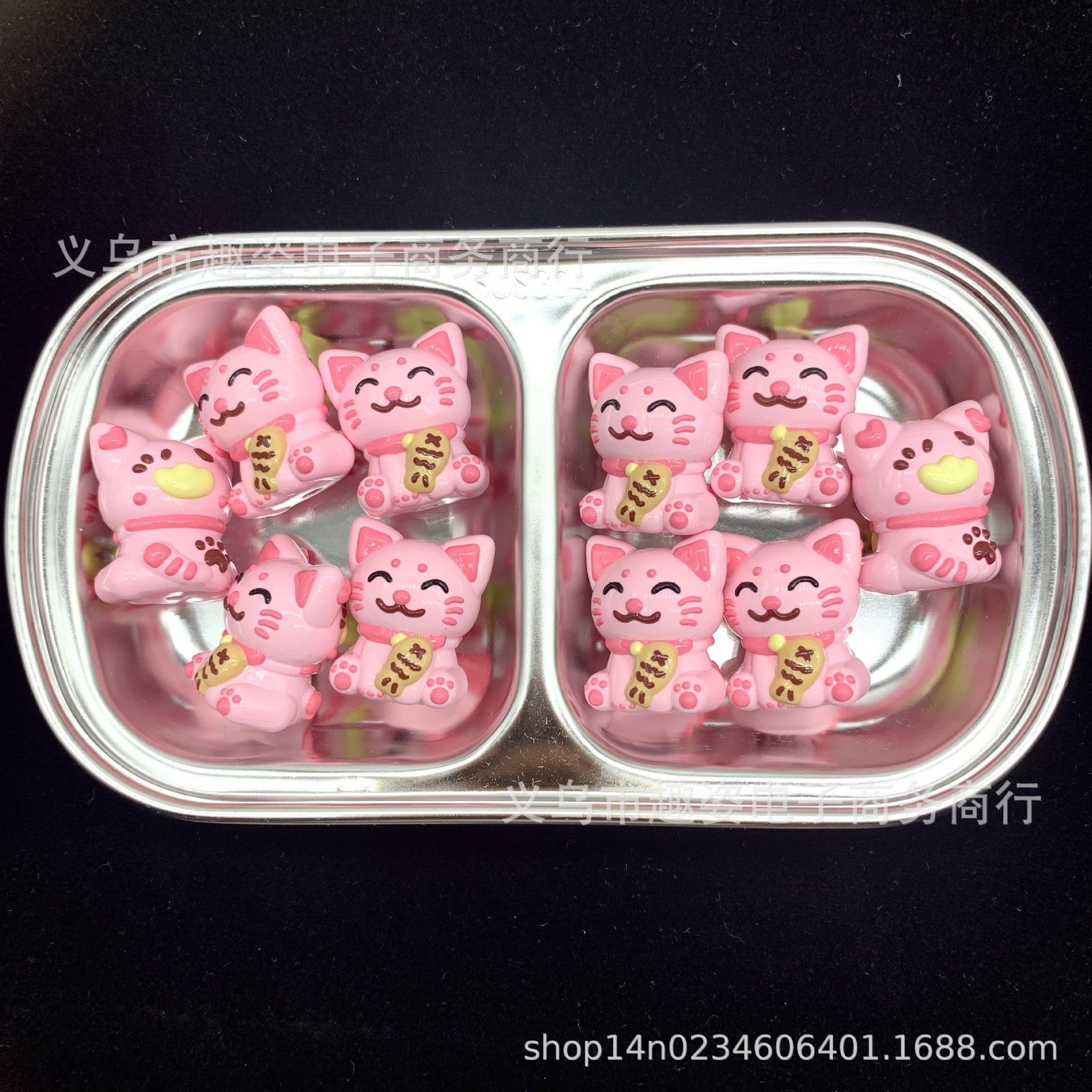 Wholesale 10pcs Cute Cat Heavy Oil Bead Bead Acrylic Beads