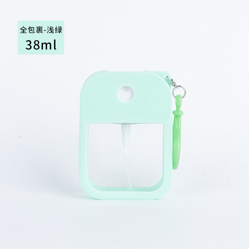 Wholesale DIY Silicone Set Spray Bottle 38ml Alcohol Perfume Hand Sanitizer Spray Bottle Travel Bottling Set Can Be Wraped Can Be DIY