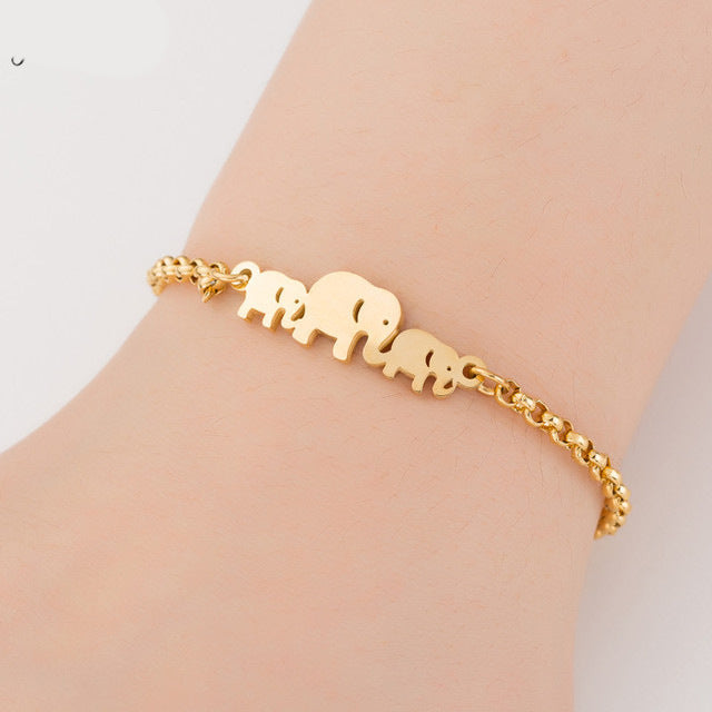 Wholesale Couple Bracelet Female High Sense Titanium Steel Bracelet Niche Design Couple Jewelry Stainless Steel Animal Letter Jewelry