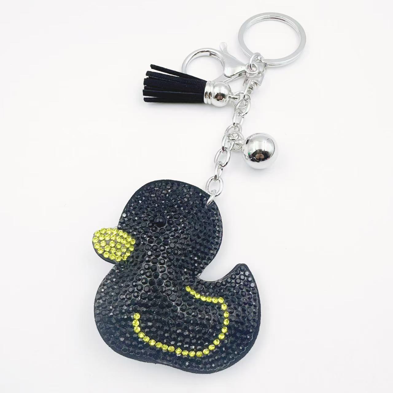Wholesale  creative cartoon animal diamond key chain Cute Keychain