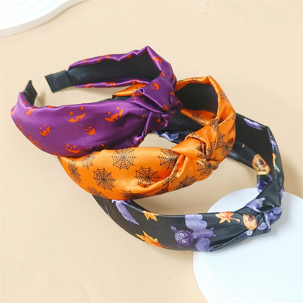 Wholesale  headband women' s wide-brimmed fabric knotted headband