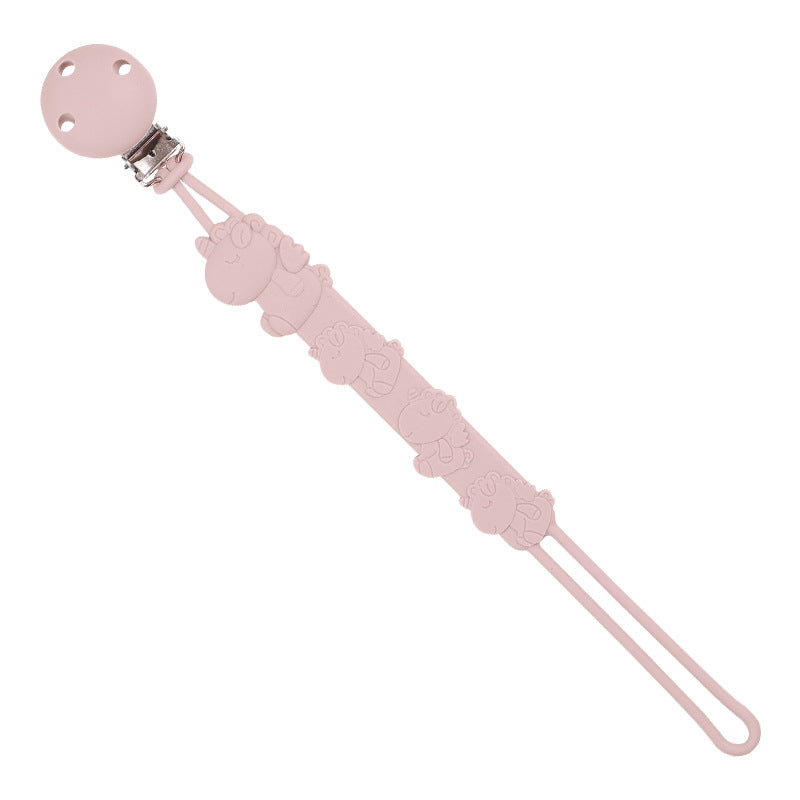 Wholesale 10PCS Silicone Pacifier Chain Anti-drop Chain Clip