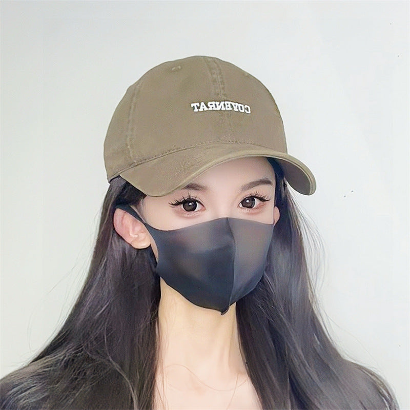 Wholesale Purple Big Head Face Small Baseball Cap Women's Fashion All-match Cap for Men