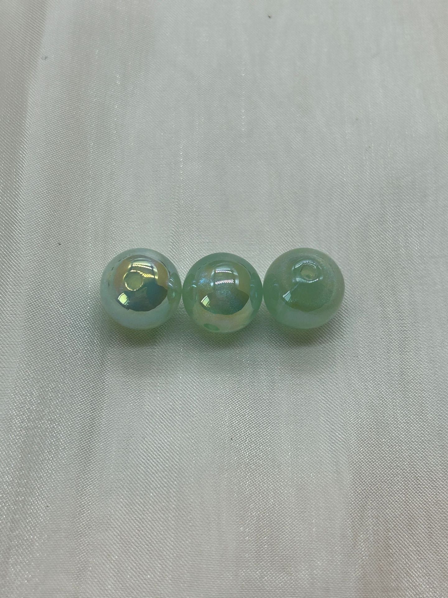 Wholesale 200pcs Starry Sky Color Shellfish Mermaid Straight Hole ABS Color Beads