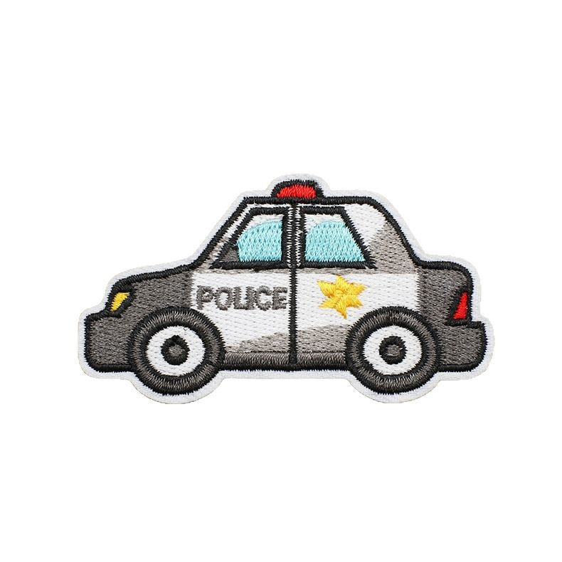 Wholesale Fire Safety Embroidered Patch Cute Fire Truck Firefighter Badge For Clothing Fashion Accessory DIY Craft Supply Boutique Gift