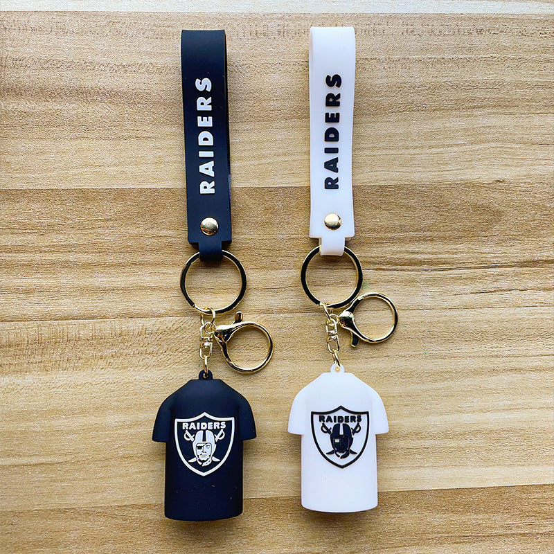 Wholesale Silicone Baseball Jersey Keychain