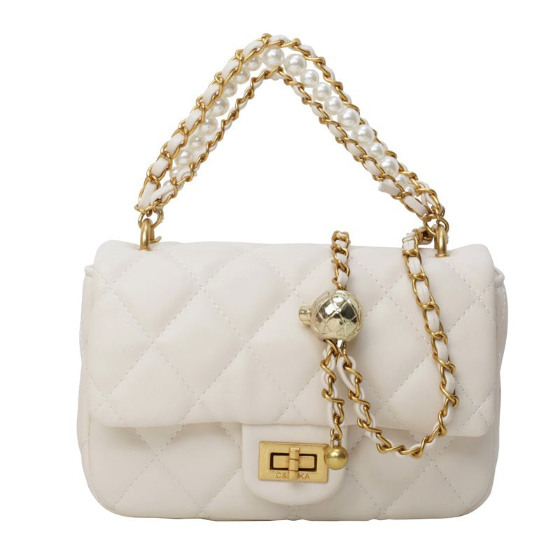 Wholesale Diamond Embroidery Chain Single Shoulder Underarm Small Square Bag