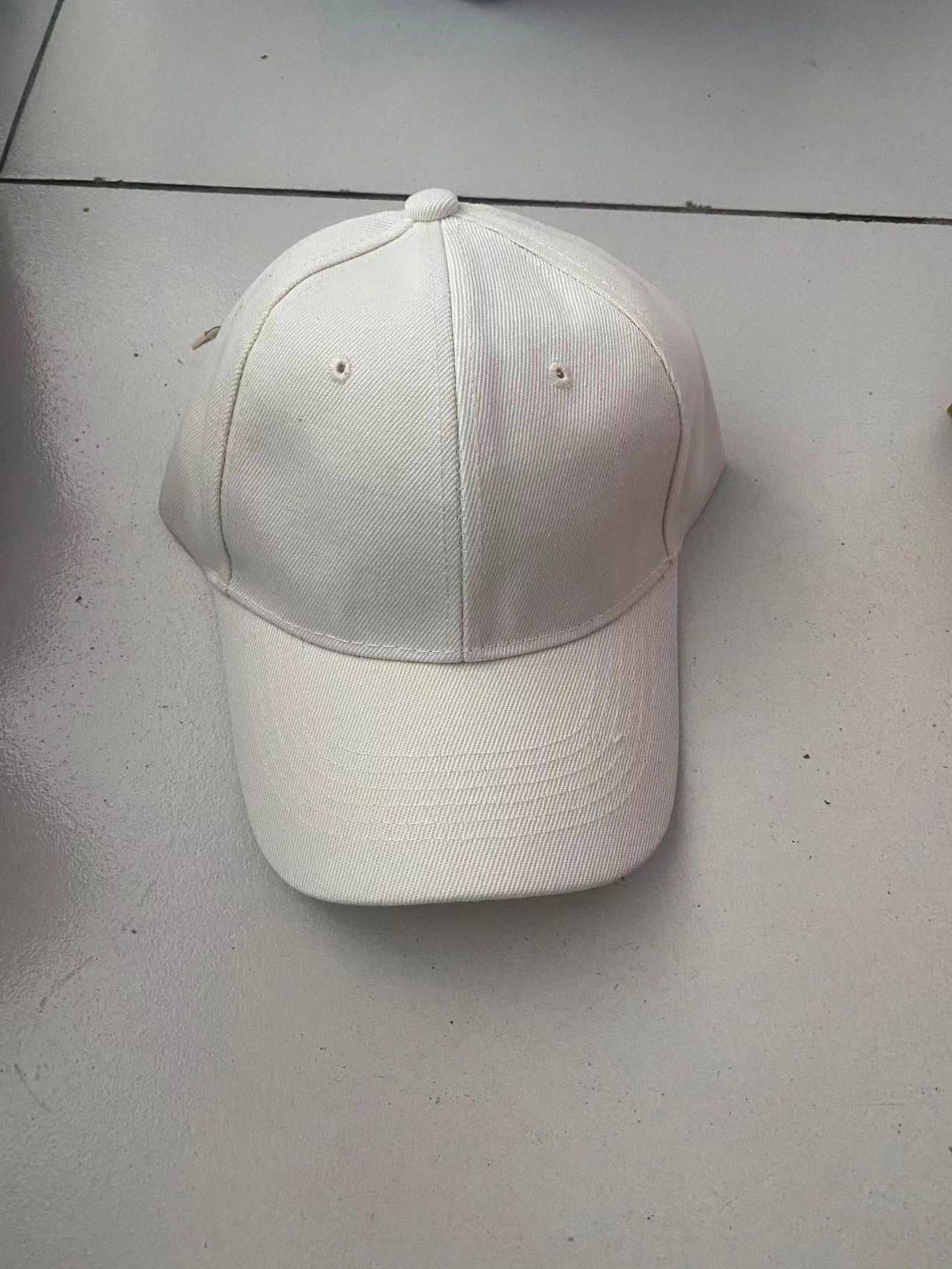 Wholesale 20 colors of black Velcro solid color baseball cap