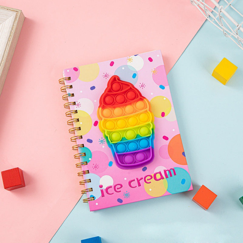 Wholesale cute cartoon coil notebook decompression notebook