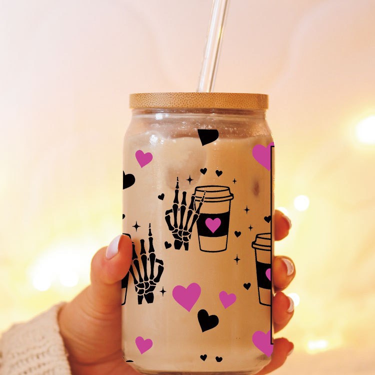 Wholesale Coffee Drinks for  Mother's Day 16oz Cup UV DTF Wraps