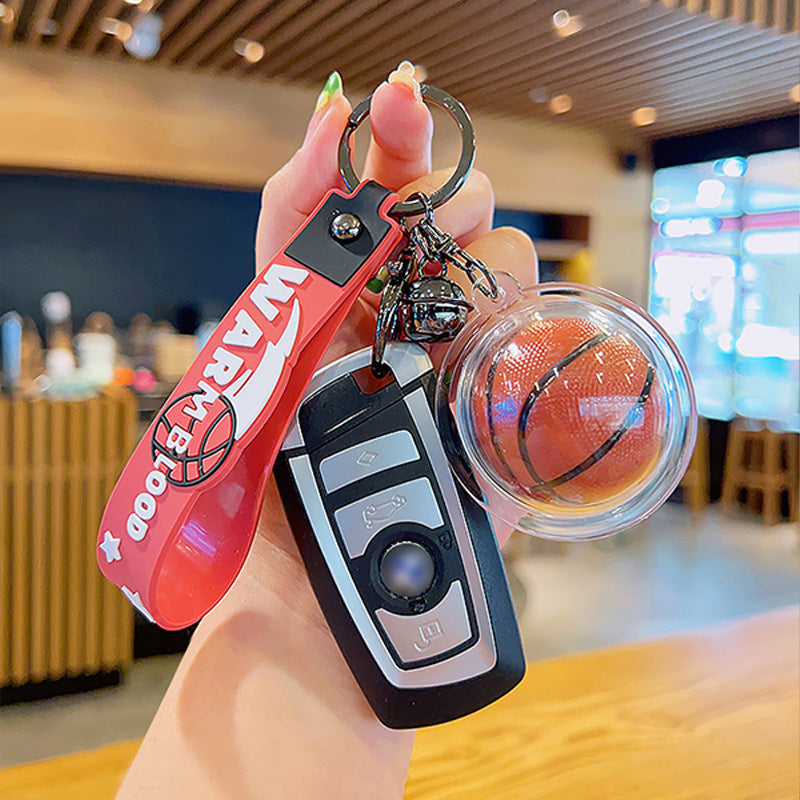 Bolsas de automóvil colgantes de baloncesto callejero al por mayor llaves de goma suave