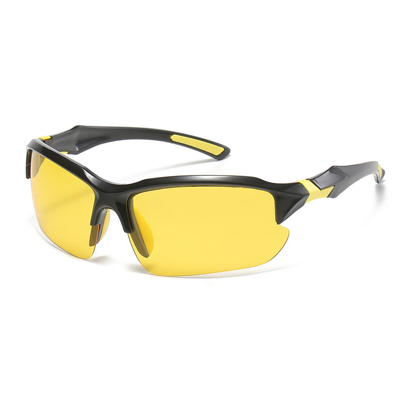 Wholesale PC Large Frame Connected Cycling Sunglasses