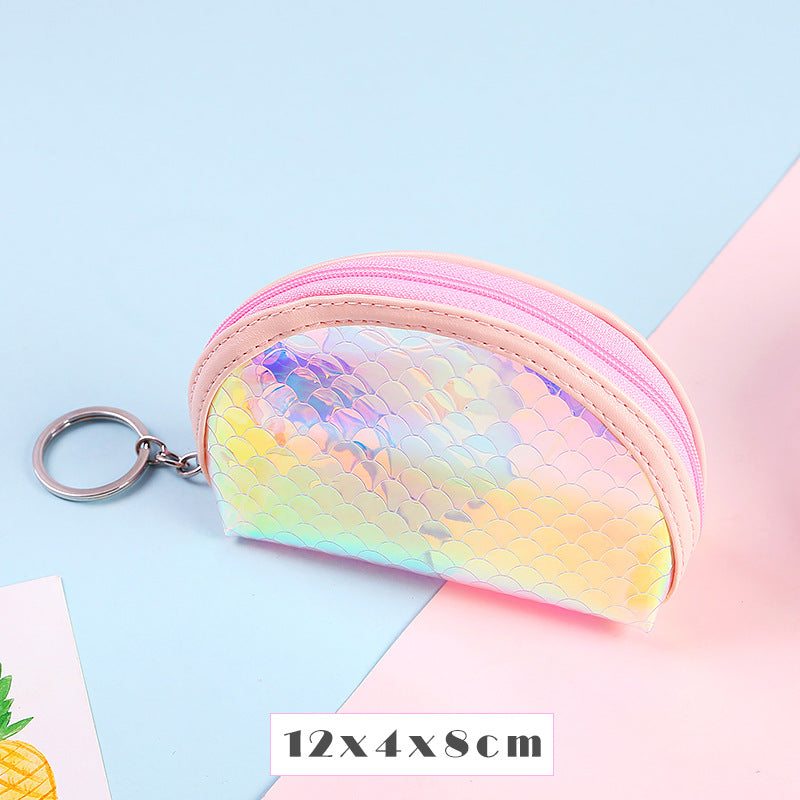 Wholesale PVC Fish Scale Sequin Coin Purse