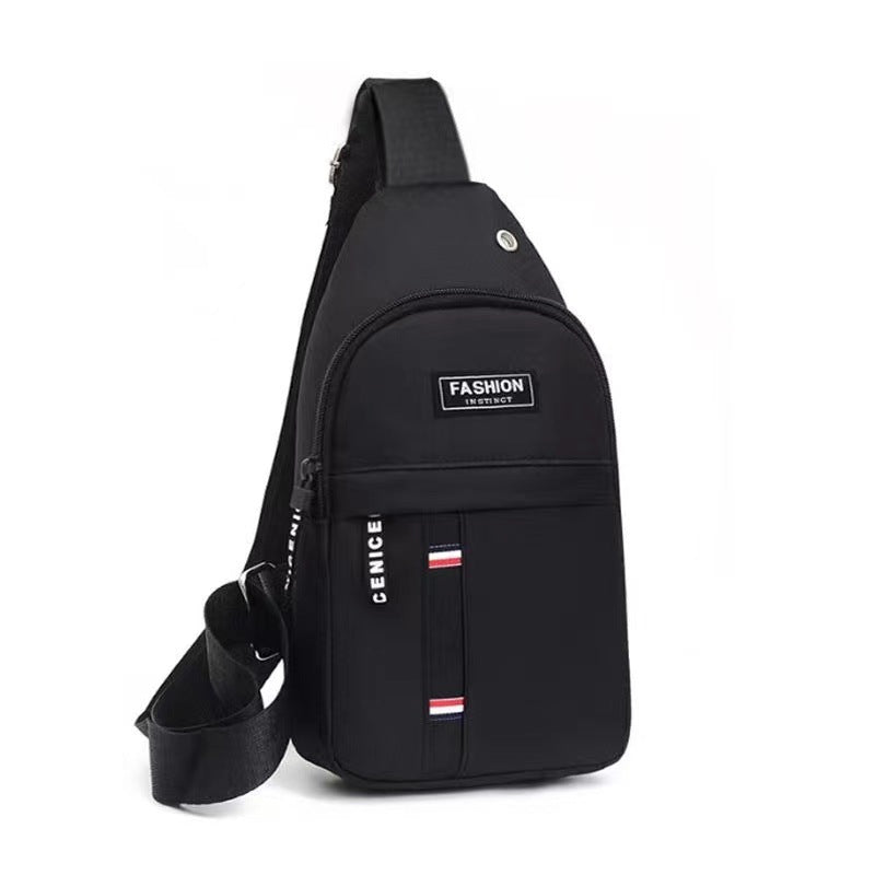 Wholesale Urban Simplicity Letter Pattern Chest Bag for Leisure Travel Fashion Accessory