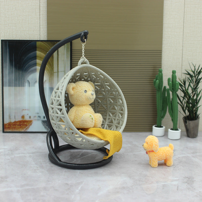 Wholesale Miniature Furniture Swing Chair Doll Accessories