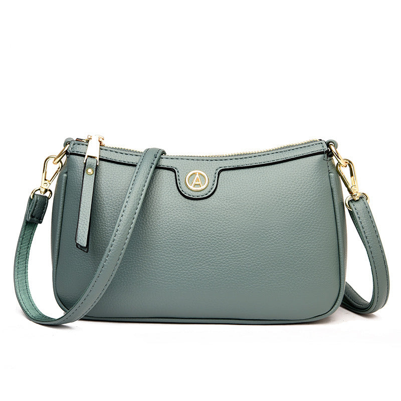 Wholesale Soft Leather Fashionable Large Capacity Shoulder Bag