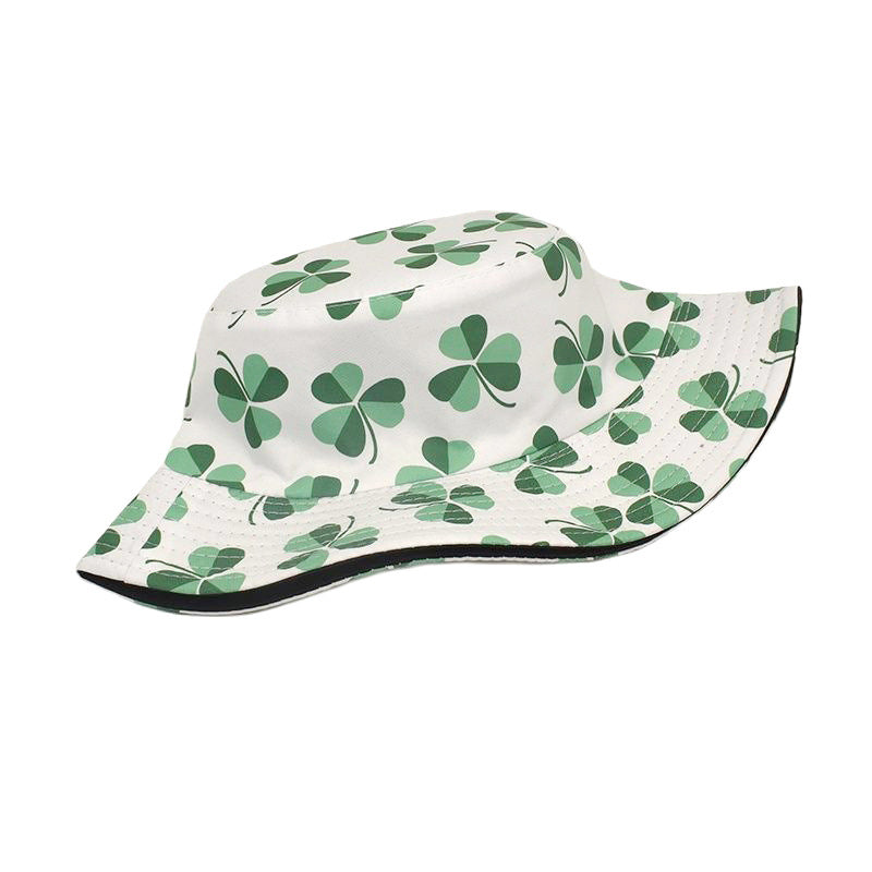 Sombrero de cubo de trébol de poliéster al por mayor