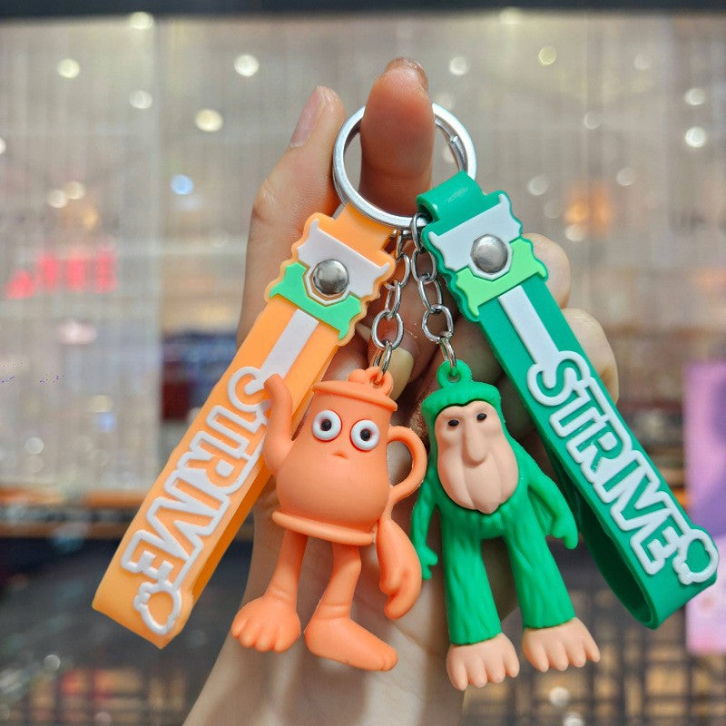 Wholesale Cute cartoon diverse animal Cute Keychain OLY Exclusive