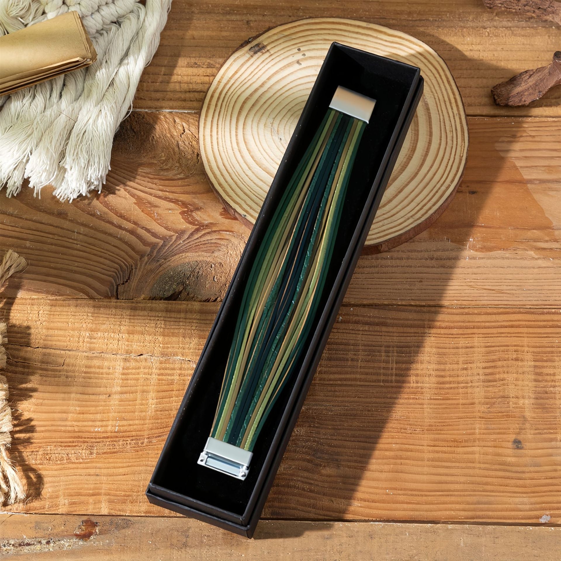 Wholesale Multi layer colored wristband Layered Bracelet Set