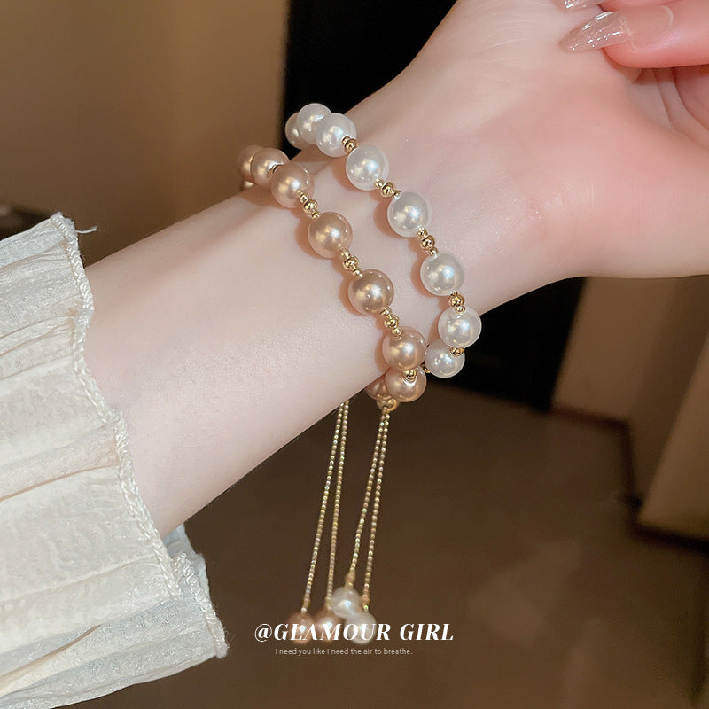 Wholesale Pearl Beaded Pull-out Bracelet