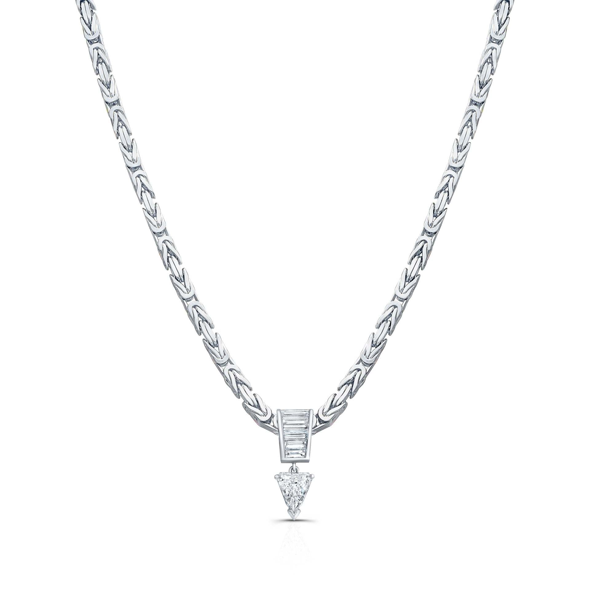 Wholesale Gold Tone Vintage Thick Chain Teardrop Pendant Necklace With Pear Zircon Layering Jewelry Fashion Accessory