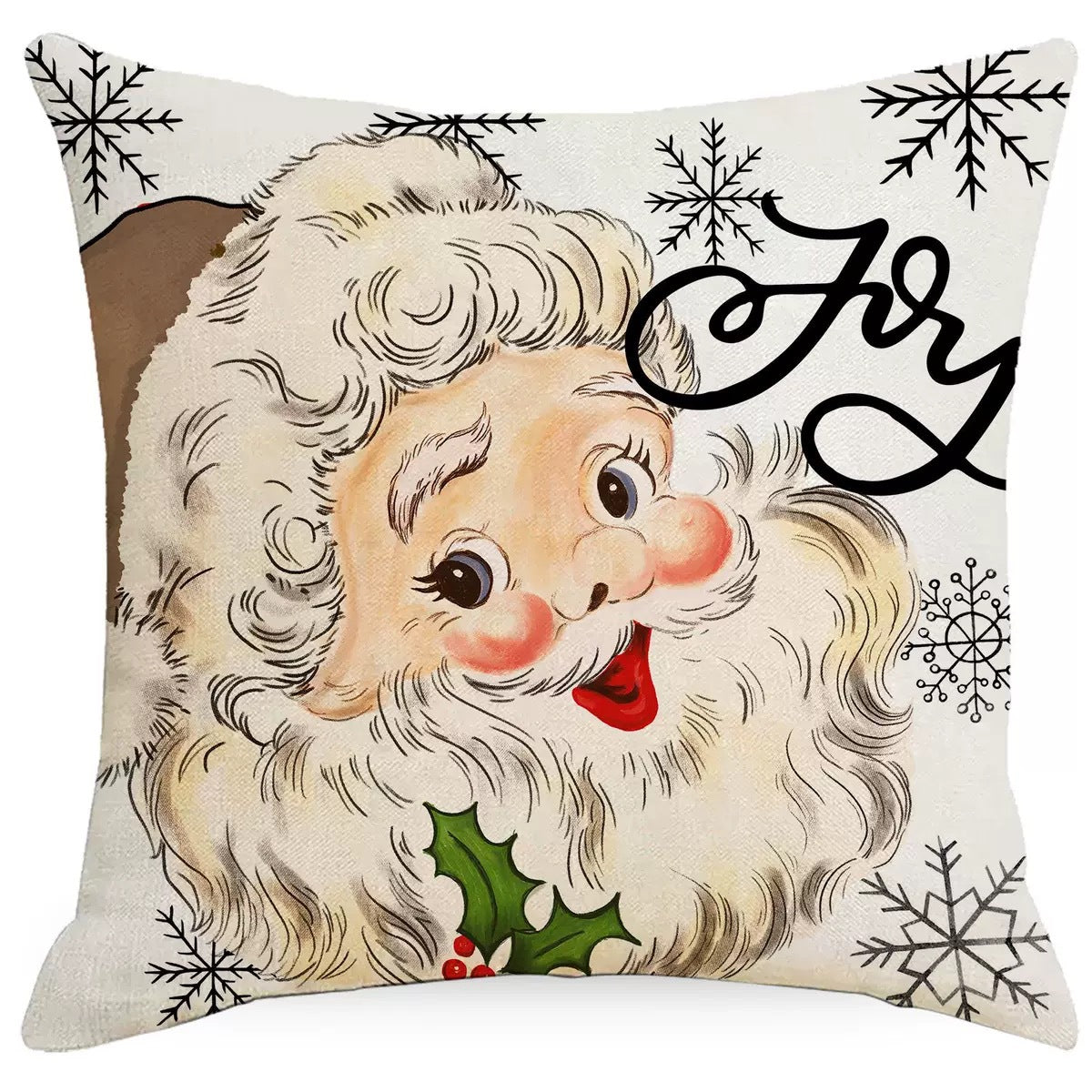 Wholesale Christmas Linen Throw Pillow Cases