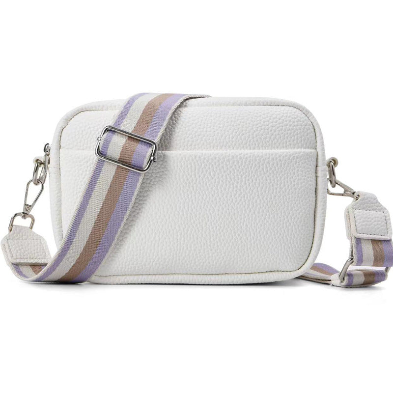 Wholesale Small square bag with wide shoulder straps, one-shoulder crossbody bag